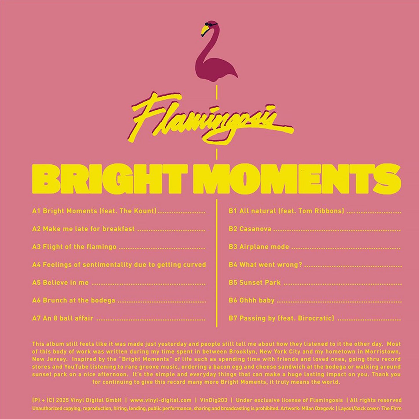Bright Moments LP Vinyl - 10th Anniversary