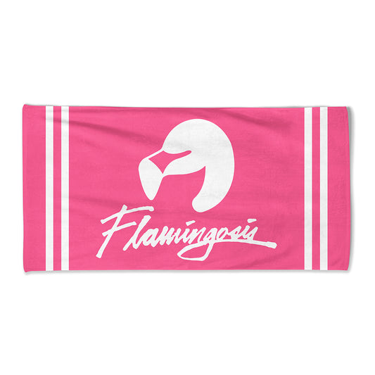 FLAMINGOSIS BEACH TOWEL