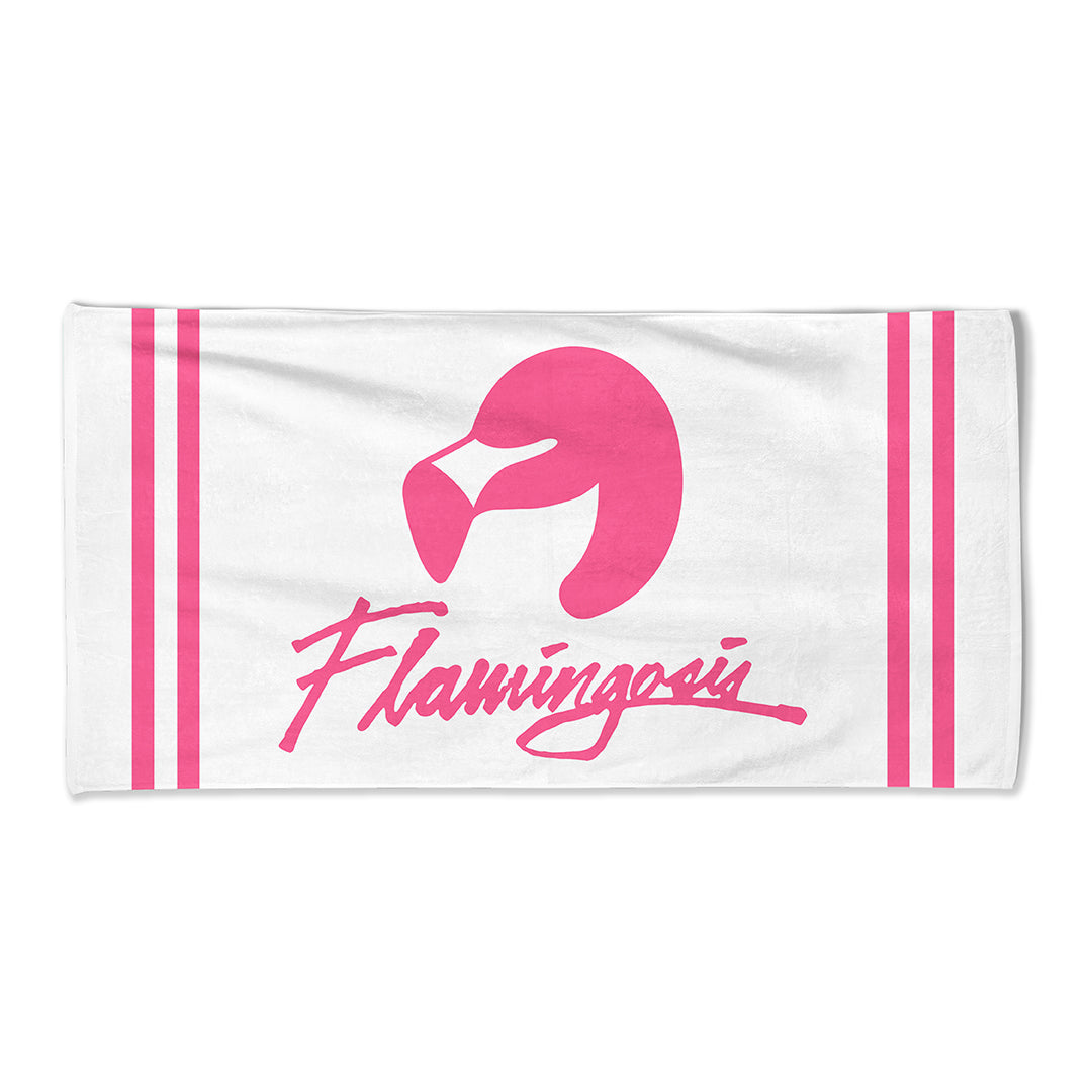 FLAMINGOSIS BEACH TOWEL